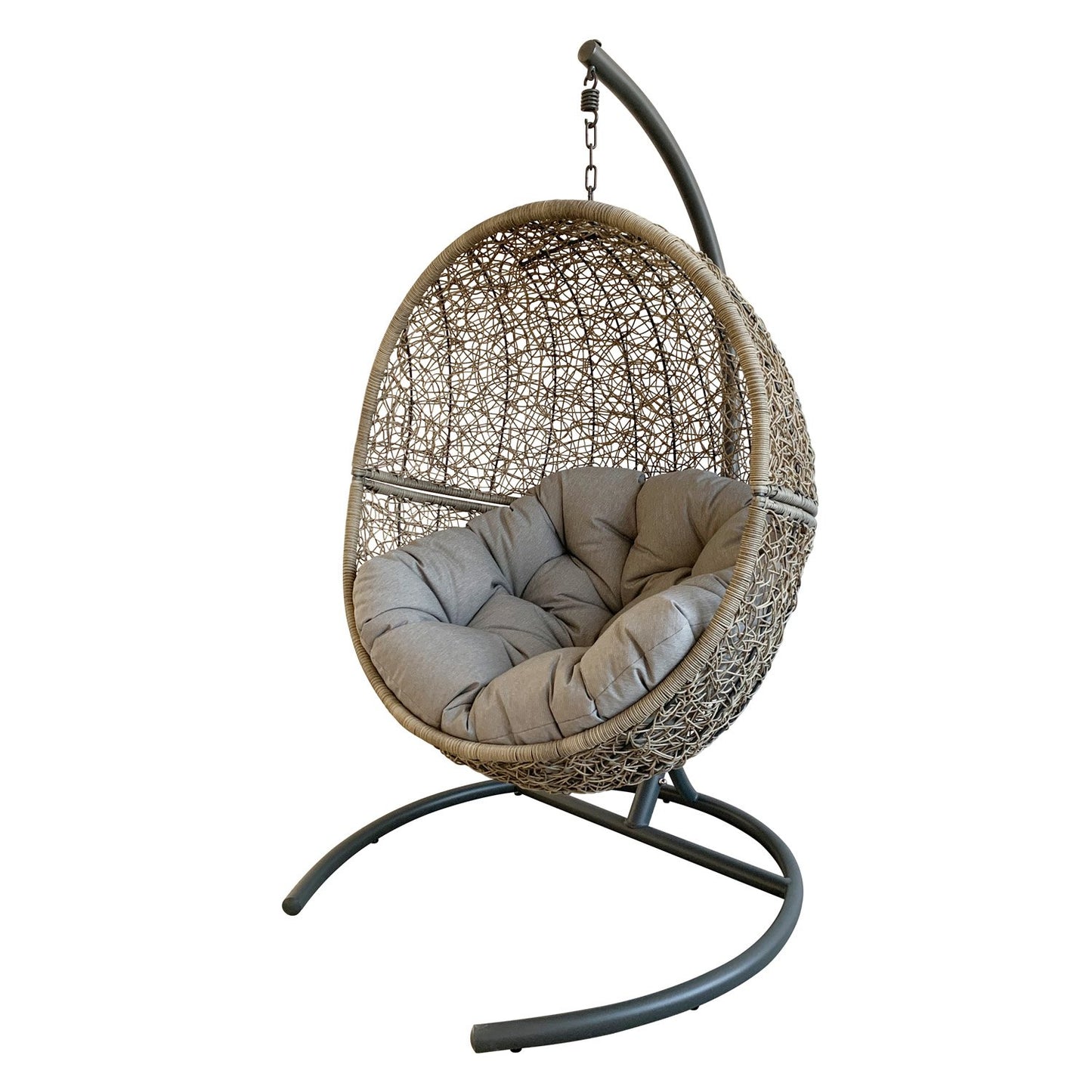 Royal Seasons VOGELNEST Deluxe Hangstoel Grijs