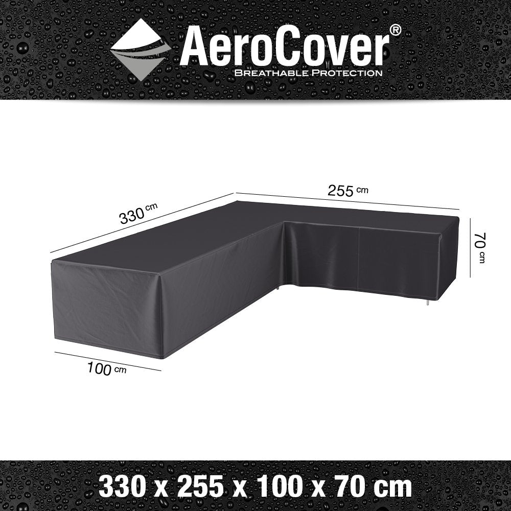  AeroCover Loungesethoes Hoekset Rechts 330 X 255 X 70 Cm