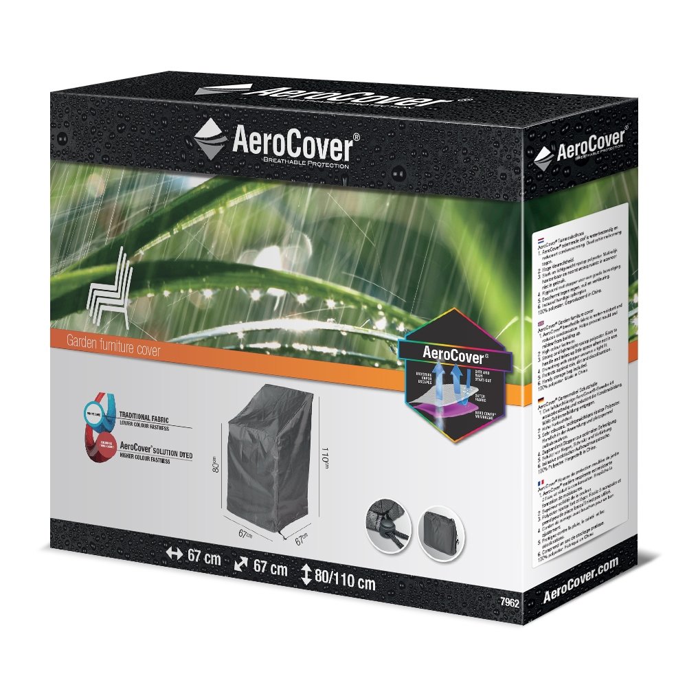  AeroCover Stapelstoelhoes/Gasveerstoelhoes 67 X 67 X 80/110 Cm