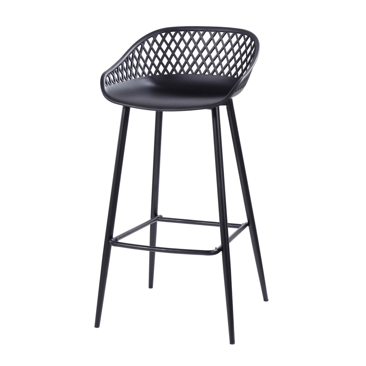 Barstoel WEBBING Zwart