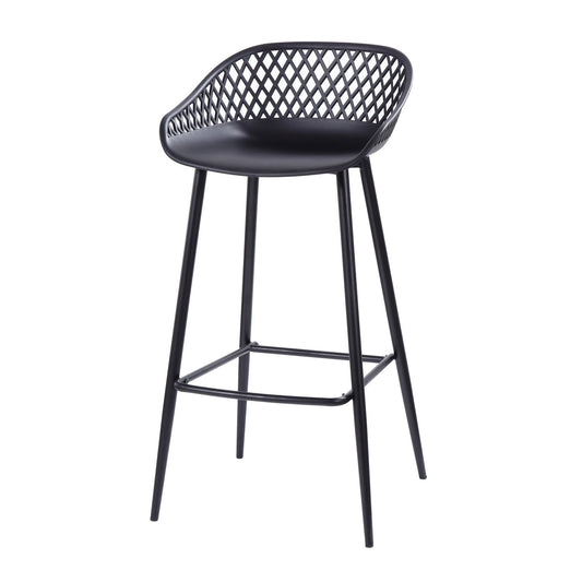  Barstoel WEBBING Zwart