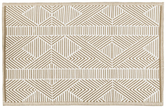  Buitenkleed AZTEC Beige - 180 X 120 Cm