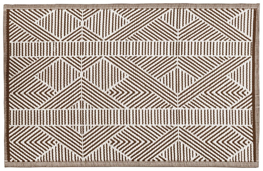  Buitenkleed AZTEC Brown - 180 X 120 Cm