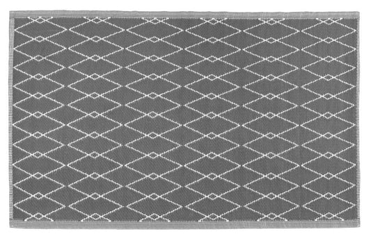  Buitenkleed MESH Dark Grey / White - 180 X 120 Cm