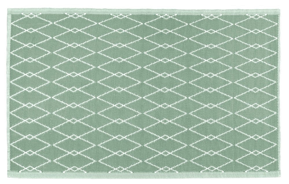 Buitenkleed MESH Green / White - 180 X 120 Cm