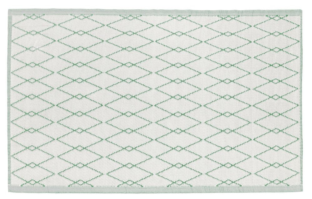  Buitenkleed MESH Green / White - 180 X 120 Cm
