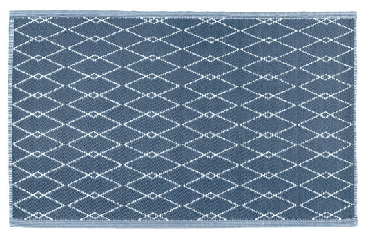  Buitenkleed MESH Royal Blue / White - 180 X 120 Cm