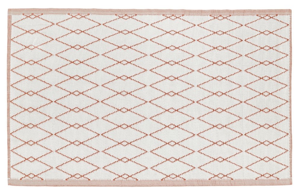  Buitenkleed MESH Terra / White - 180 X 120 Cm