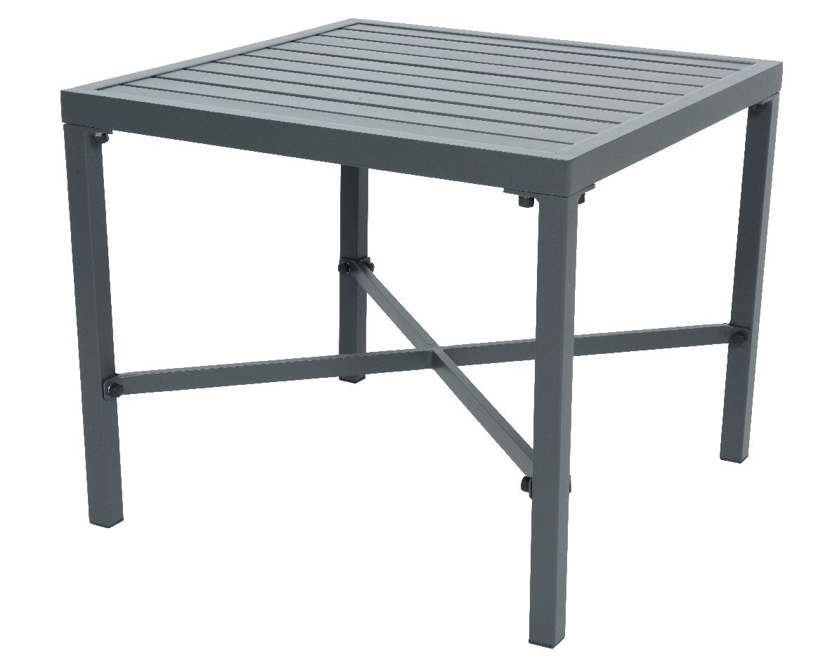  Charlotte Bijzet Tuintafel Antraciet - 51 X 51 X 43 Cm