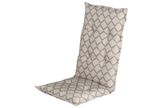  Hartman Jason Sand Hoge Rug Tuinkussen 123x50x8