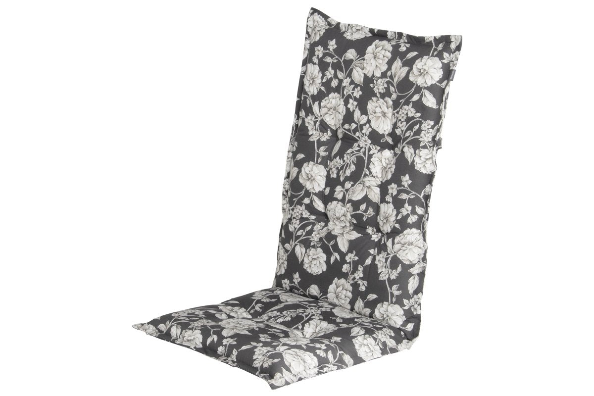  Hartman Liss Grey Hoge Rug Tuinkussen 123x50x8