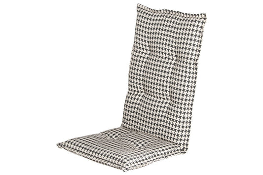  Hartman Poule Black Hoge Rug Tuinkussen 123x50x8