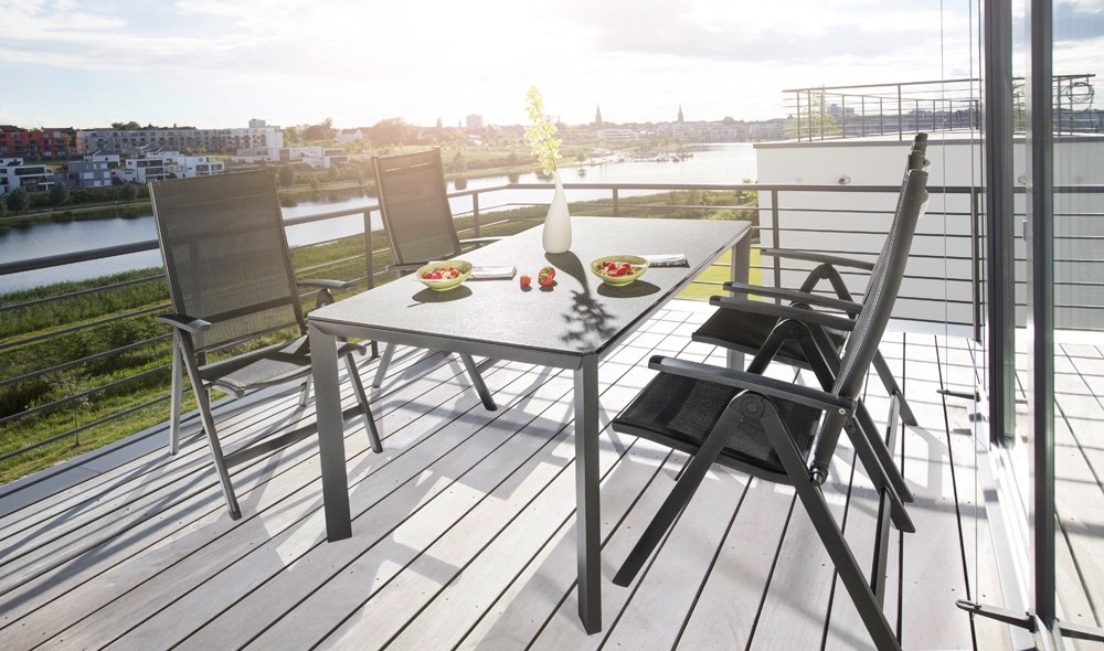  Kettler EASY Fauteuil, Verstelbaar Antraciet