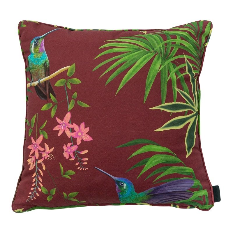  Madison Tuinkussen 50x50 Celeste Red