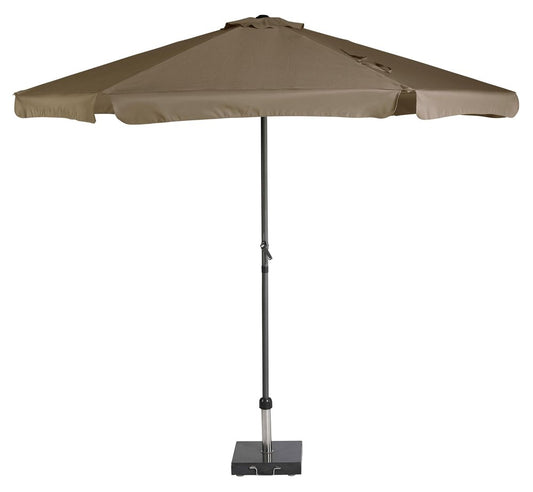  Platinum Middenstokparasol Antigua Volant Ø 300 Cm Taupe