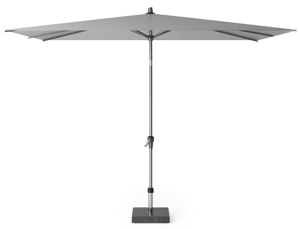  Platinum Middenstokparasol Riva 300 X 200 Cm Lichtgrijs