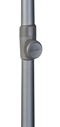  Platinum Stokparasol Lisboa 210x150 Cm Antraciet