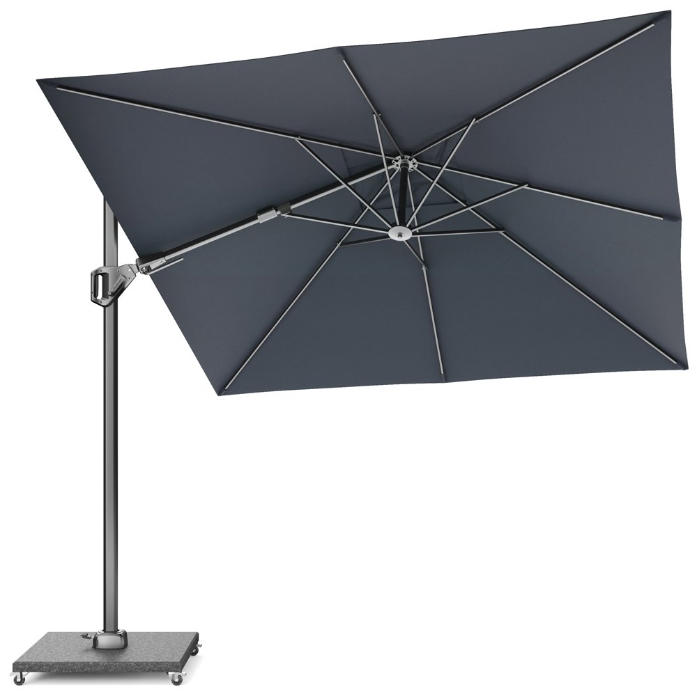  Platinum Zweefparasol Voyager T² 270 X 270 Cm Antraciet