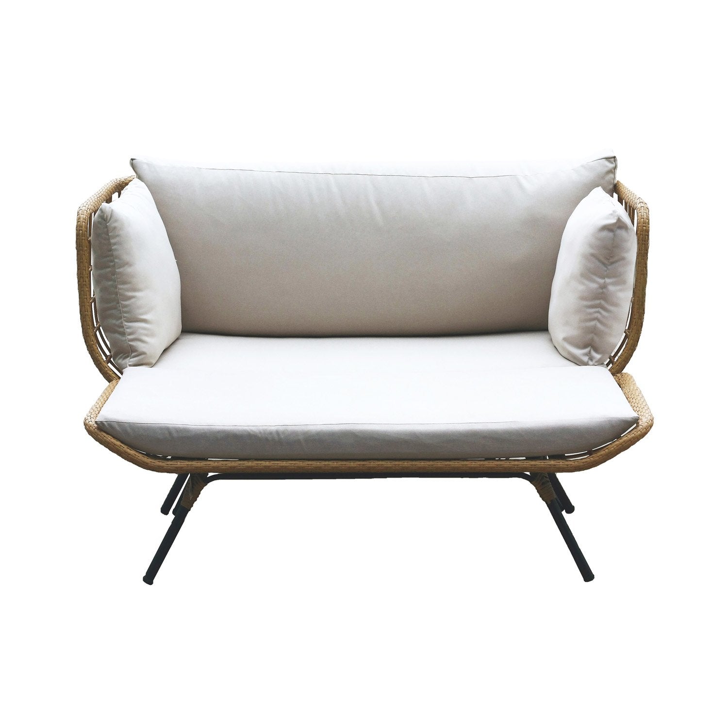  Royal Seasons COCOON Loveseat Bank Natural