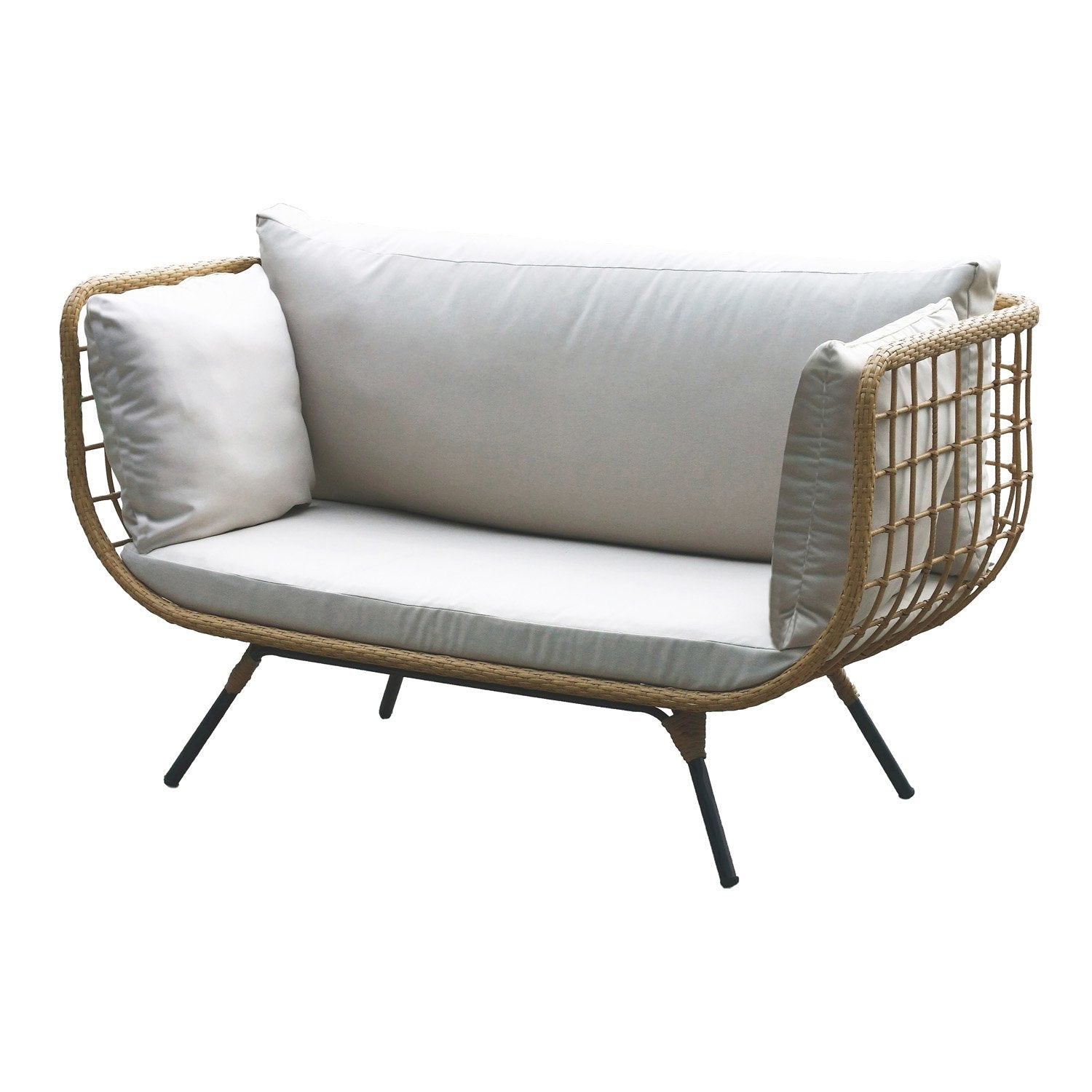  Royal Seasons COCOON Loveseat Bank Natural