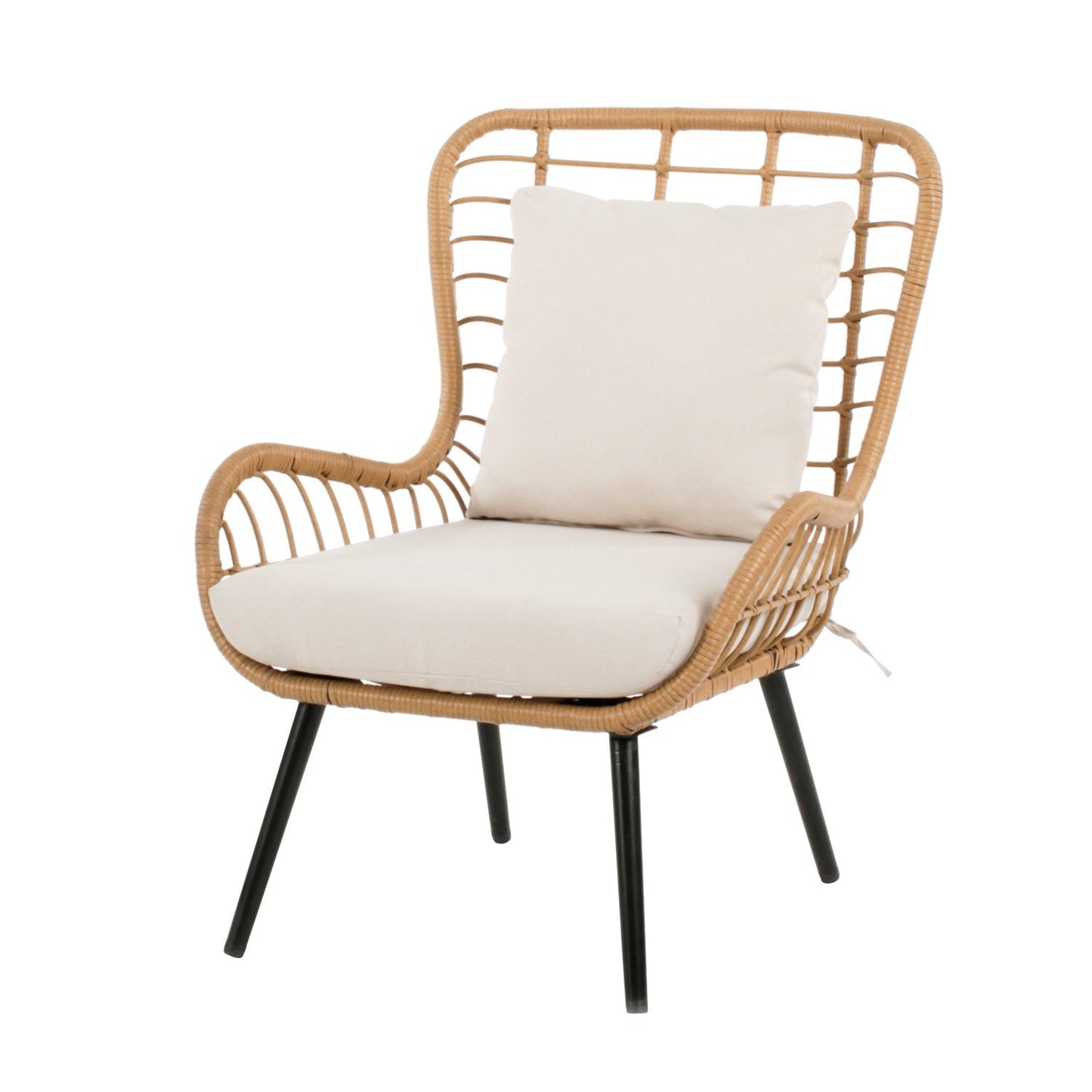  Royal Seasons COCOON Vlinderstoel Met Voetensteun Natural
