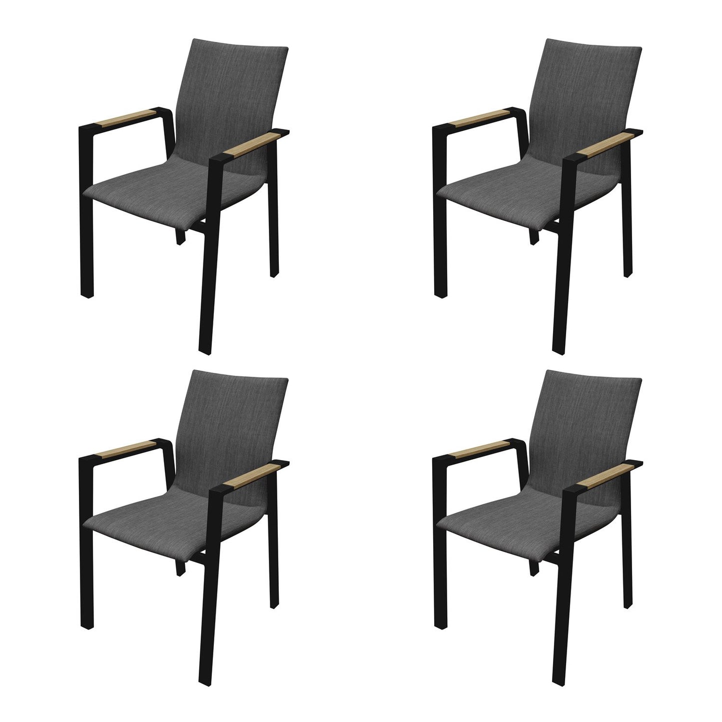  Royal Seasons DETROIT Tuinstoelen Set