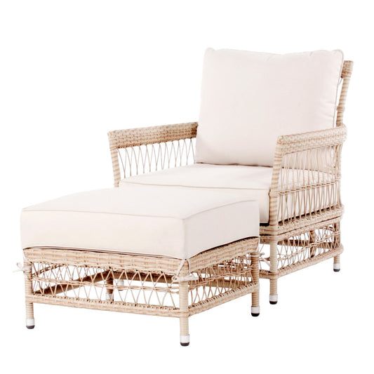  Royal Seasons MAURITIUS Fauteuil Met Hocker