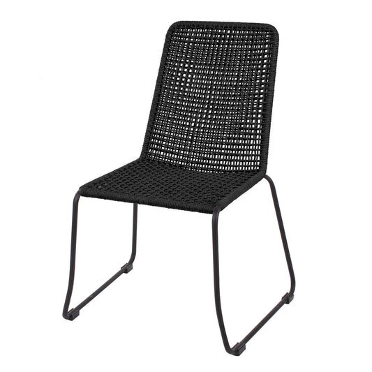 Royal Seasons TROPEA Dining Stoel Cross Zwart