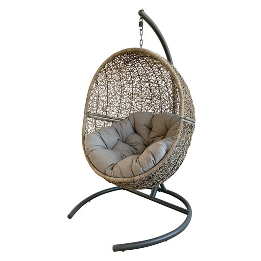  Royal Seasons VOGELNEST Deluxe Hangstoel Grijs