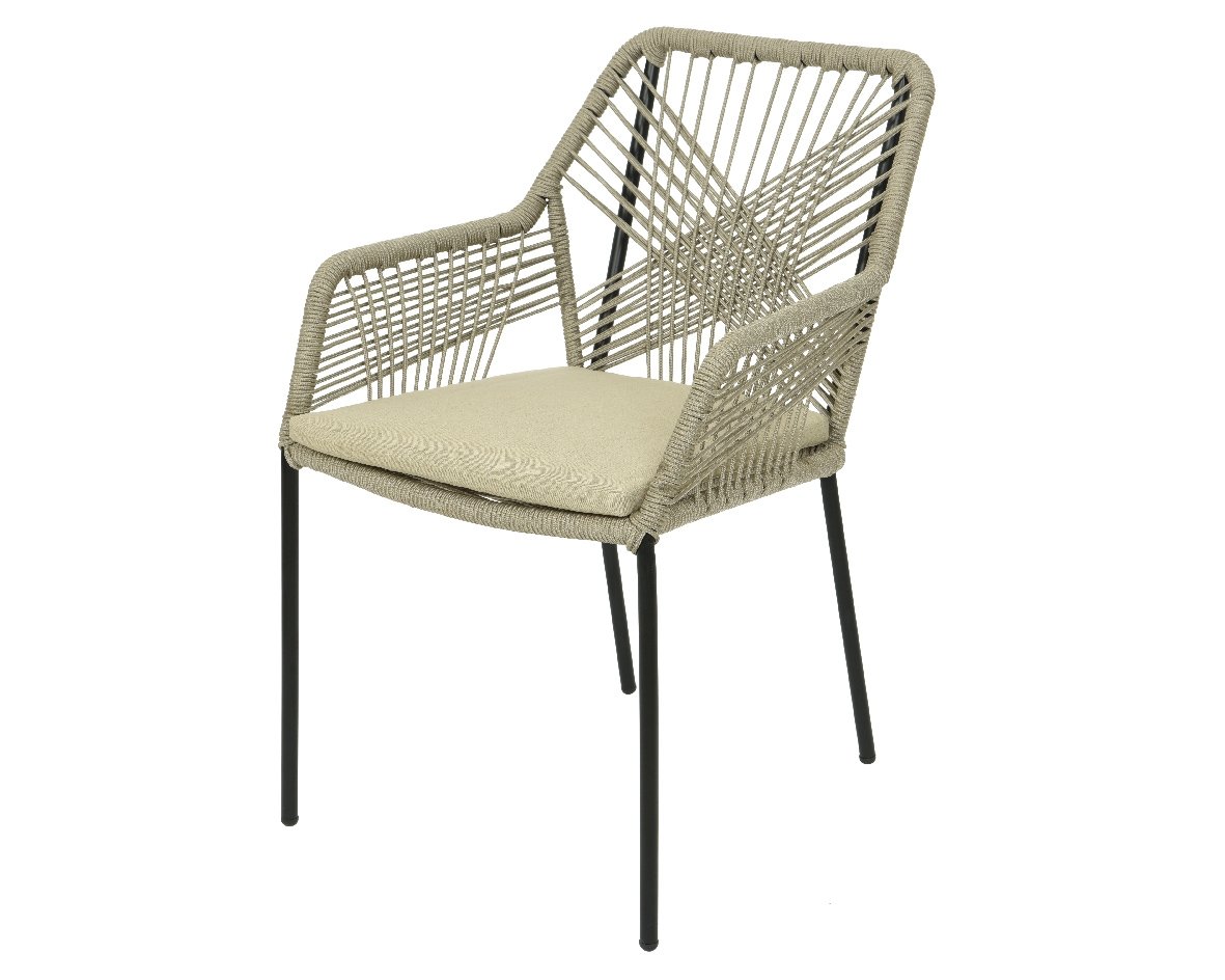  Seville Tuinstoel Beige - 63 X 57 X 85 Cm