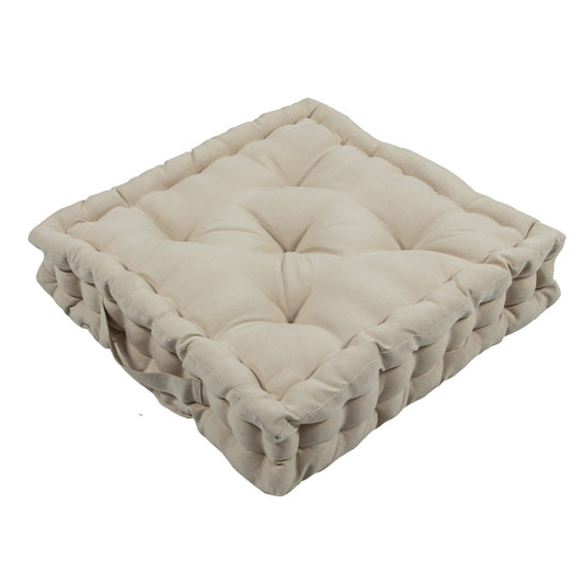  Stoelkussen 40 X 40 X 8 Cm Beige
