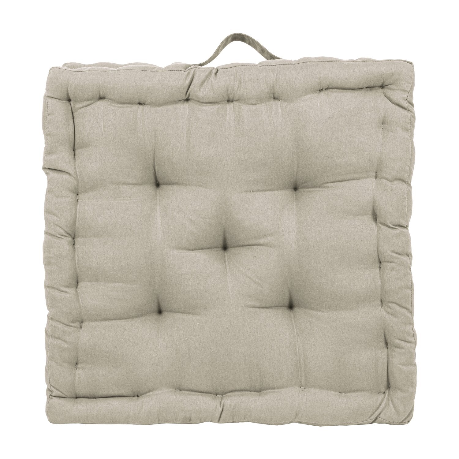 Stoelkussen 40 X 40 X 8 Cm Beige