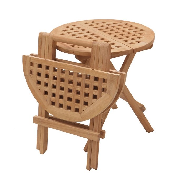  Timber YORK Klaptafel Rond - Ø 50 X H 50 Cm