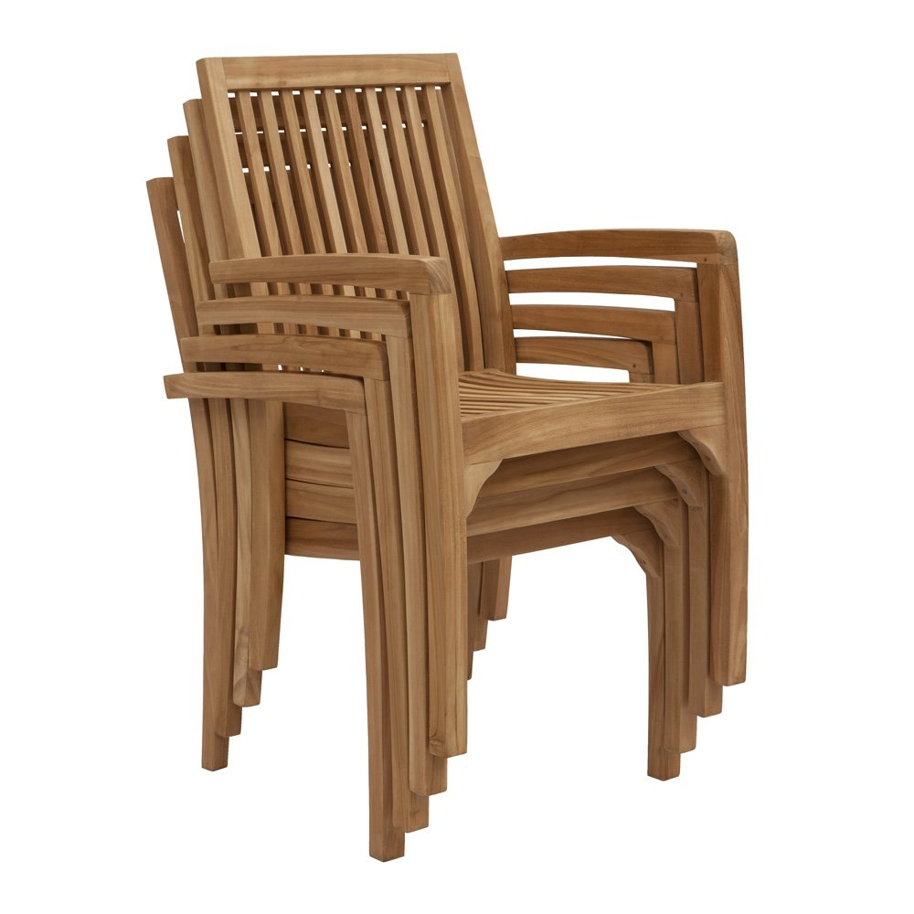  Timber YORK Stapelstoel - 58 X 60 X 90 Cm